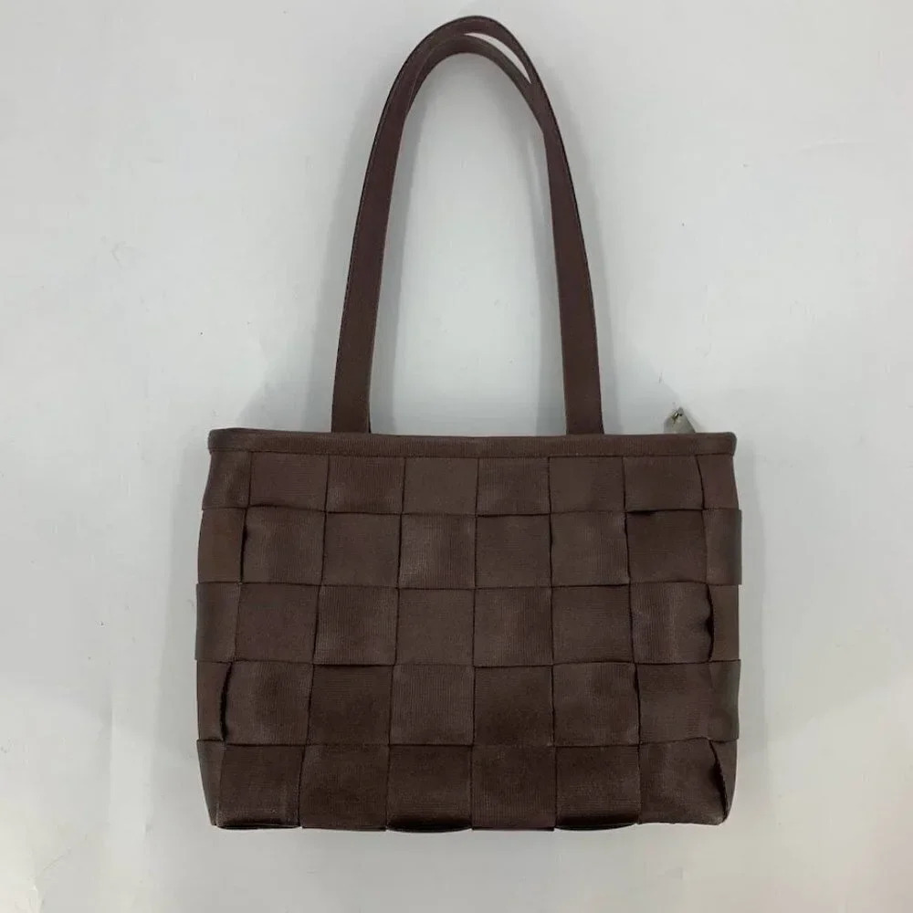 Harveys Seatbelt Large Cross Woven Drop Handle Tote Purse‎